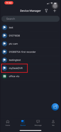 2. Choose The Device - Schedule Record DMSS.PNG